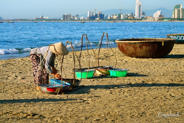 Hình ảnh bình minh trên bãi biển Mỹ Khê Đà Nẵng